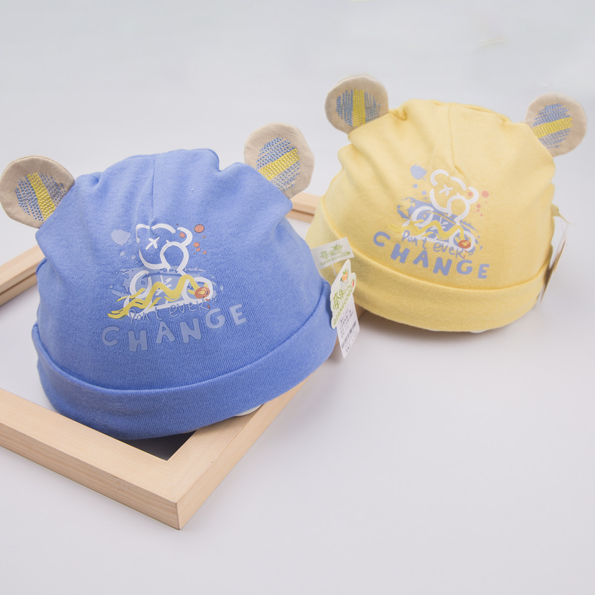 棉帽胎帽初生帽子婴儿