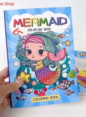 Unicorn Mermaid Coloring Book 60 Cartoon Graffiti Enlightenm