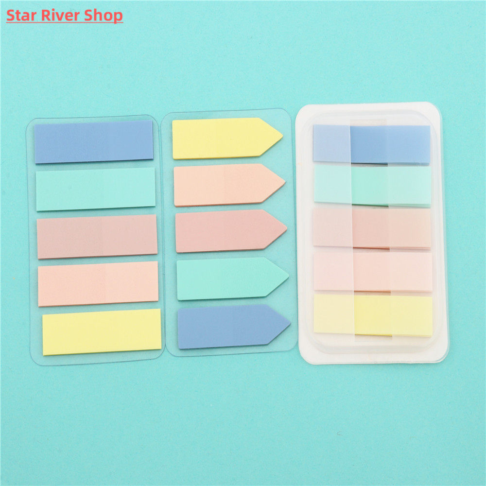 NEW COLOR 100 SHEETS SELF ADHESIVE MEMO PAD STICKY NOTES BOO