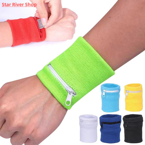 Zipper Wrist Wallet Pouch Running Sports Arm Band Bag For MP