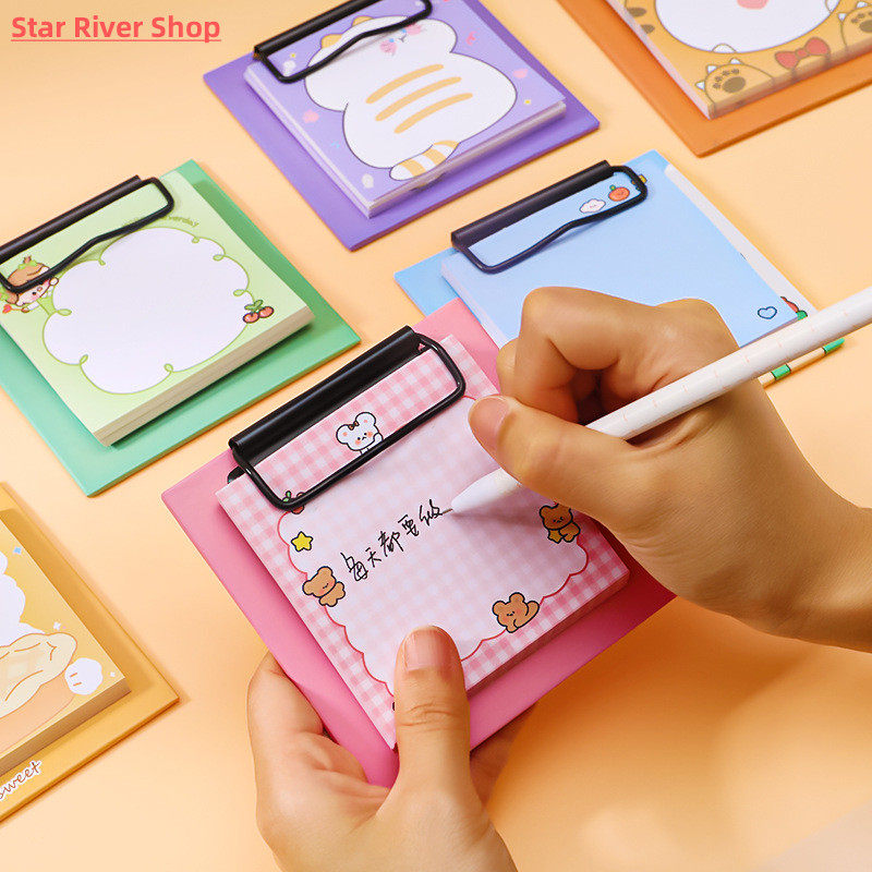 30 PCS|PACK KAWAII ANIMALS CLIPBOARD MEMO PAD SHEETS TO DO L