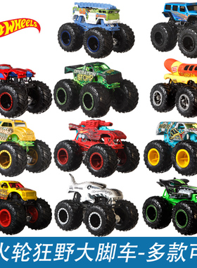 风火轮怪兽狂野大脚车系列肌肉越野车男孩模型玩具大脚悍马FYJ44
