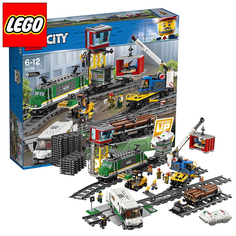 7玩具叉车货运火车乐高积木新品