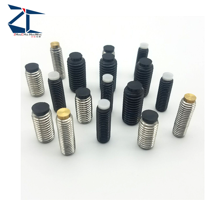 内六角软胶止动防撞头压块缓冲器 防滑胶头止动SBCT6-8