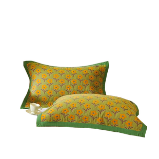 新款--宽边细纱枕巾系列55*80cm四季通用家用一对装单人枕头用