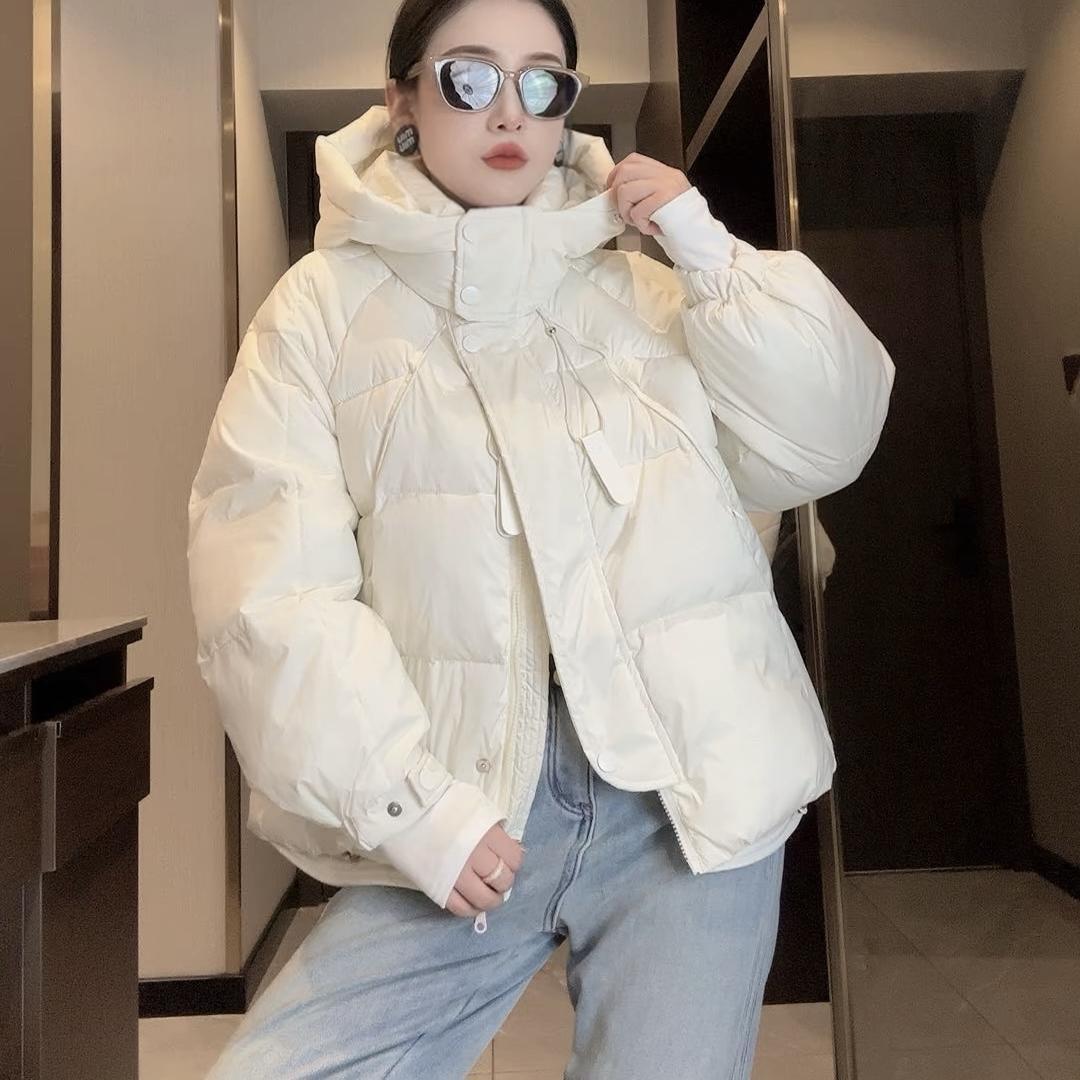 2025冬季新款减龄棉衣外套短款宽松连帽糖果色减龄加厚过冬棉服女