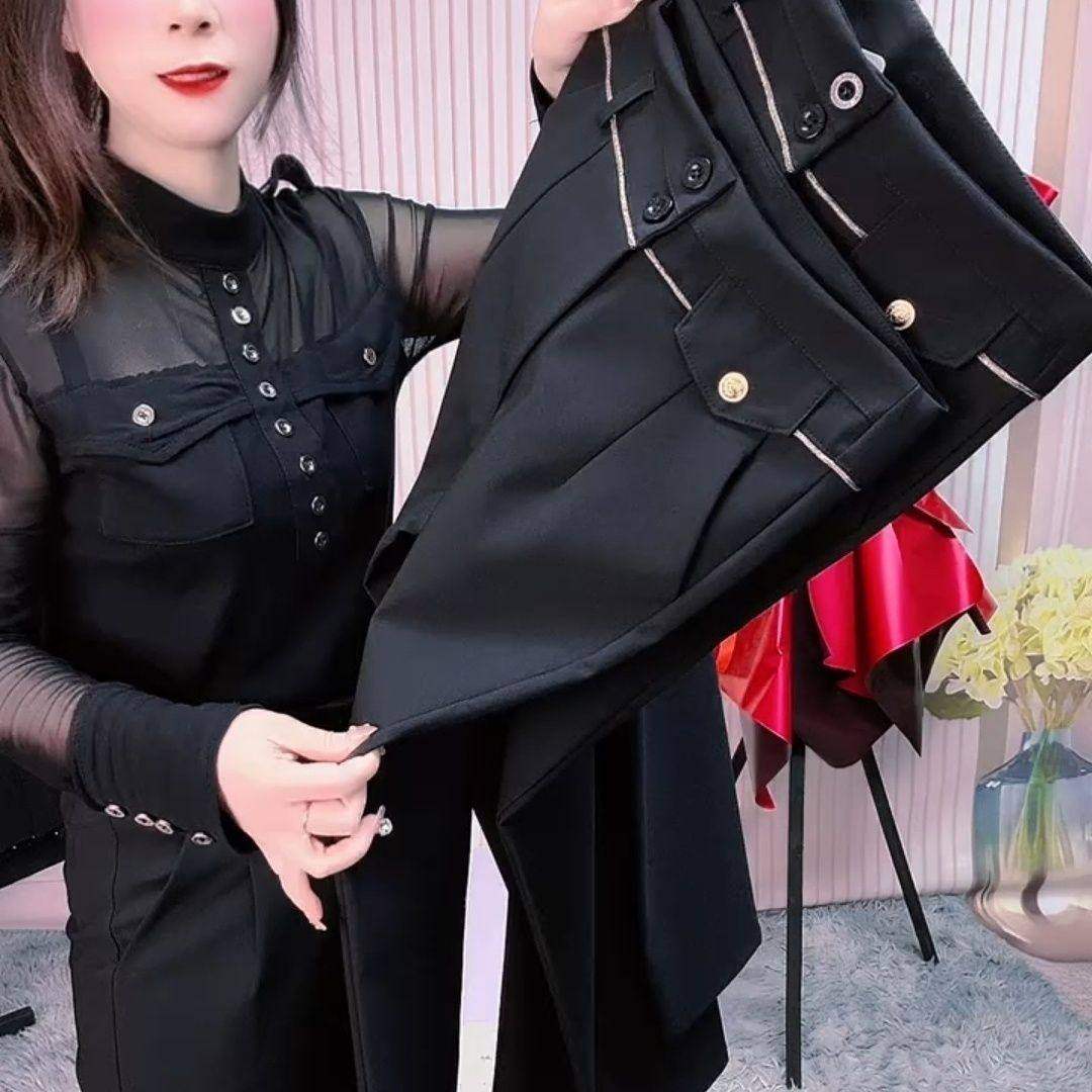 梨形身材微胖女装长裤休闲裤筒裤直筒妹妹秋春秋新款显瘦,女装/女士精品,休闲裤,淘宝优惠券,粉丝福利购,淘宝优惠卷