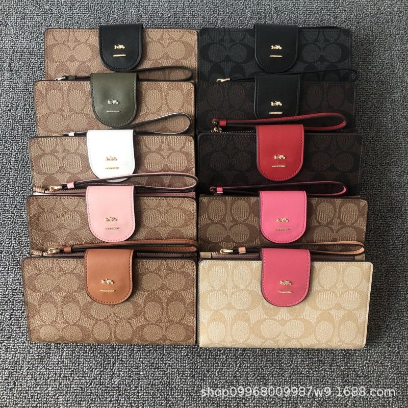 跨境 Co家欧美复古跨境长款女士钱包手机包配手腕带卡夹零钱包,箱包皮具/热销女包/男包,手拿包,淘宝优惠券,粉丝福利购,淘宝优惠卷