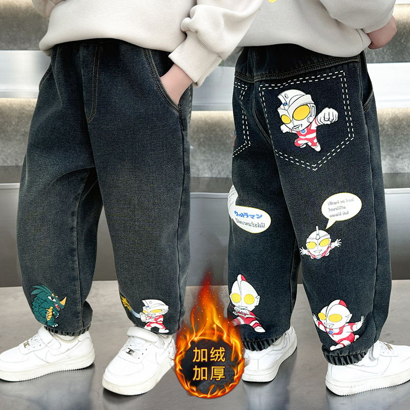 男童牛仔裤春秋款2025新款