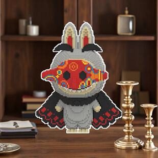 启喜新款labobo宝宝积木儿童玩具高难度拼装男孩女孩系列龙年积木