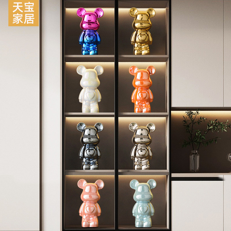 [家居好物]暴力熊摆件轻奢高级感图片