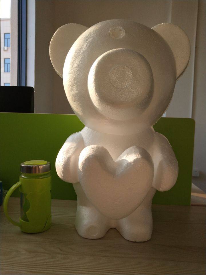 七夕情人节礼物模具熊diy粘珍珠插花小熊泡沫模型装饰站立爱心熊,玩具/童车/益智/积木/模型,手工制作工具/彩纸/配件,淘宝优惠券,粉丝福利购,淘宝优惠卷