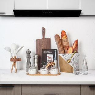 厨房生活气息台面烘焙摆件样板间软装 餐具家私展厅设计师全屋定制