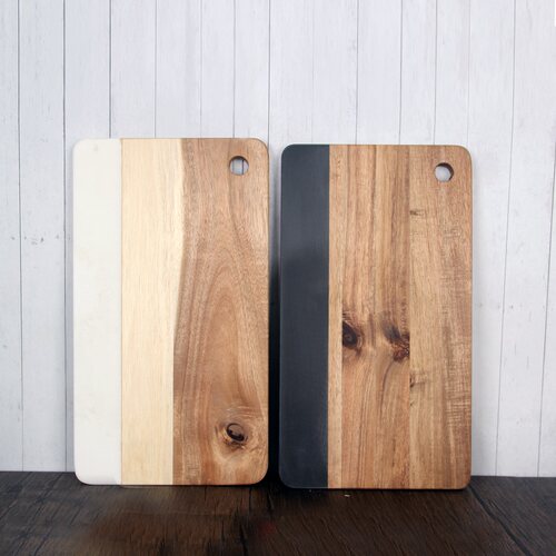 简约样板间厨房大理石纹拼接菜板摆台软装配饰摆件砧板面包板道具