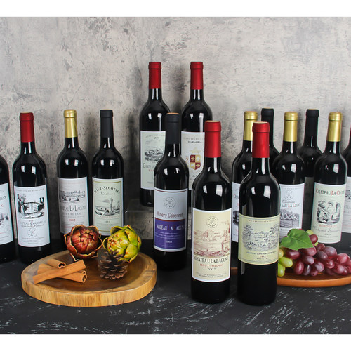 红酒展厅摆件高档软装酒柜饰品