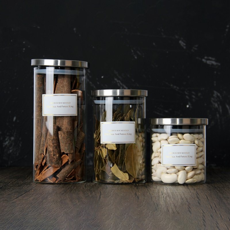 样板间厨房不锈钢密封罐轻奢软装饰品摆件食物咖啡豆茶叶储物瓶子,家居饰品,家饰软装搭配套装,淘宝优惠券,粉丝福利购,淘宝优惠卷