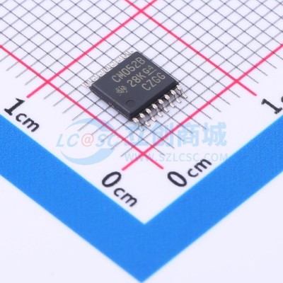 模拟开关多路复用器 CD4052BPW TSSOP-16 TI/德州 原装正品