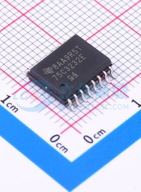 RS232芯片 SN75C3232EDWR SOIC-16 TI/德州 电子元件配单原装正品