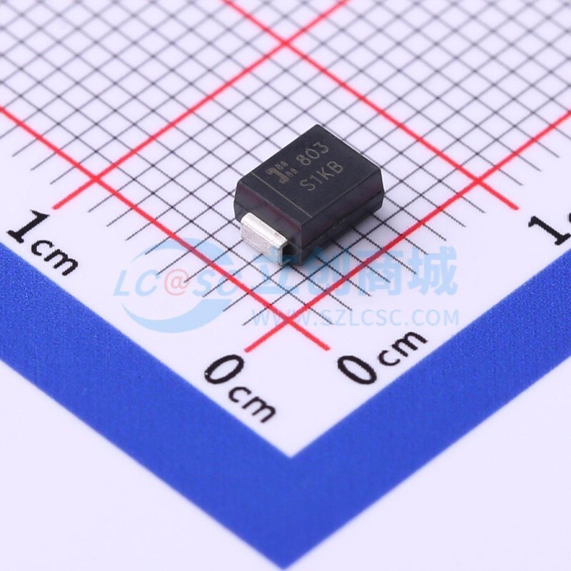 通用二极管 S1KB-13-F SMB(DO-214AA) DIODES(美台) 电子元件配单
