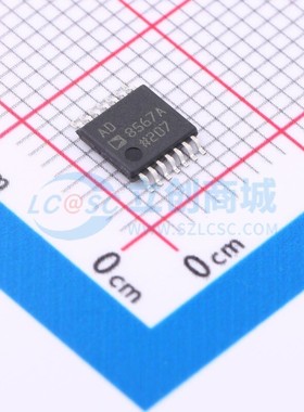 运算放大器 AD8567ARUZ TSSOP-14 ADI(亚德诺) 电子元器件配单
