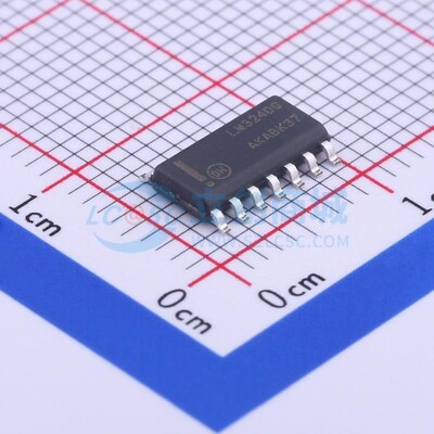 运算放大器 LM324DR2G SOP-14 onsemi(安森美) 电子元件原装正品