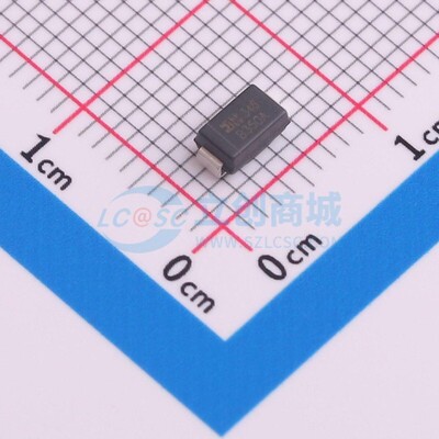 肖特基二极管 B350AQ-13-F DO-214AC DIODES(美台) 电子元件配单