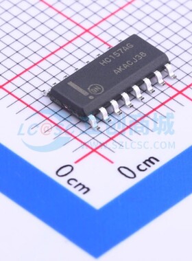 信号开关/编解码器/多路复用器 MC74HC157ADR2G SOIC-16 onsemi(
