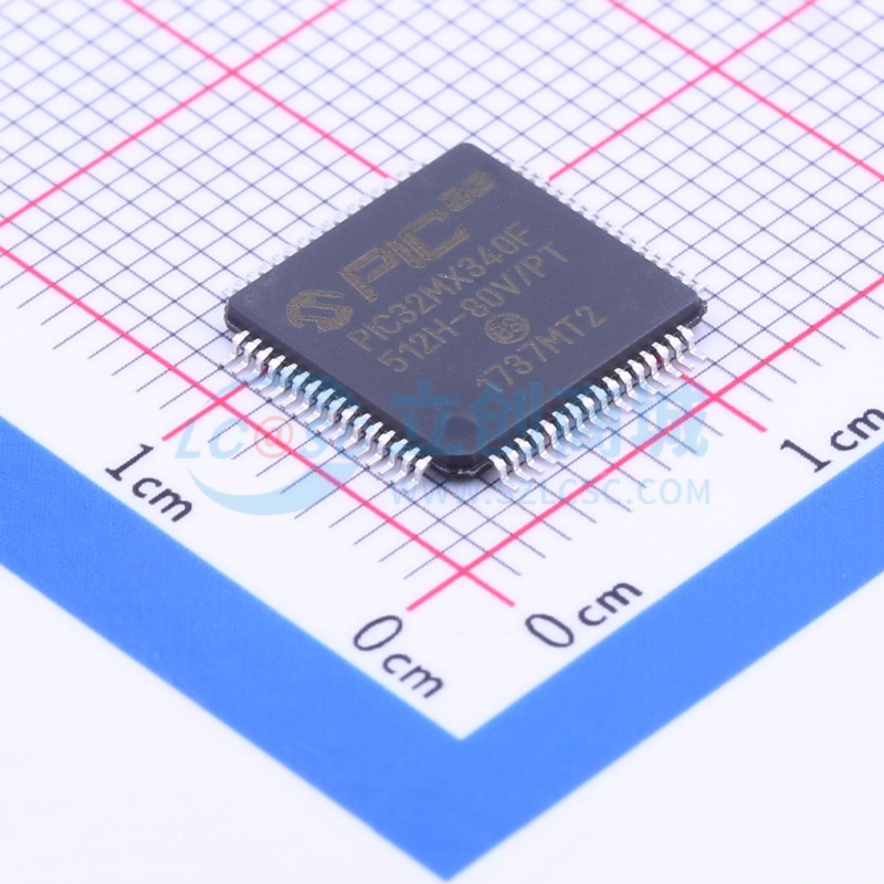单片机(MCU/MPU/SOC) PIC32MX340F512H-80V/PT TQFP-64 MICROCHIP