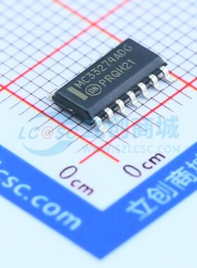 运算放大器 MC33274ADR2G SOIC-14 onsemi(安森美) 电子元件配单