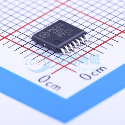 运算放大器 MC33204DTBG TSSOP-14 onsemi(安森美) 电子元件原装