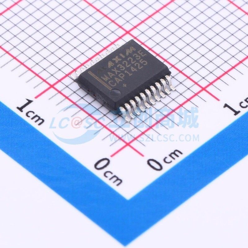 RS232芯片 MAX3223ECAP+ SSOP-20 MAXIM(美信) 电子元件原装正品