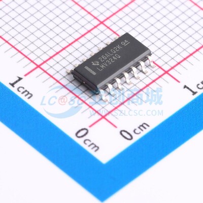 运算放大器 LMV324QDR SOP-14 TI/德州 电子元器件配单原装