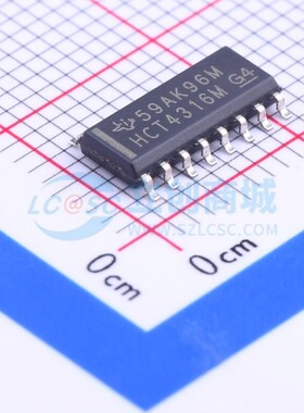 模拟开关/多路复用器 CD74HCT4316M SOIC-16 TI/德州 电子元器件