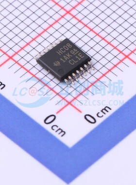 逻辑门 SN74HC08PW TSSOP-14 TI/德州 电子元器件配套 原装正品