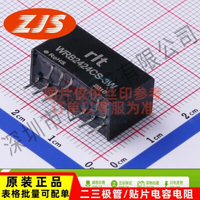 电源模块 WRB2424CS-3W 插件 rlt