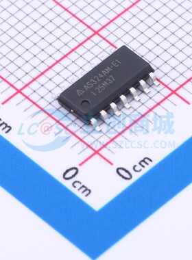 运算放大器 AS324AMTR-E1 SOIC-14 DIODES(美台) 电子元器件配单