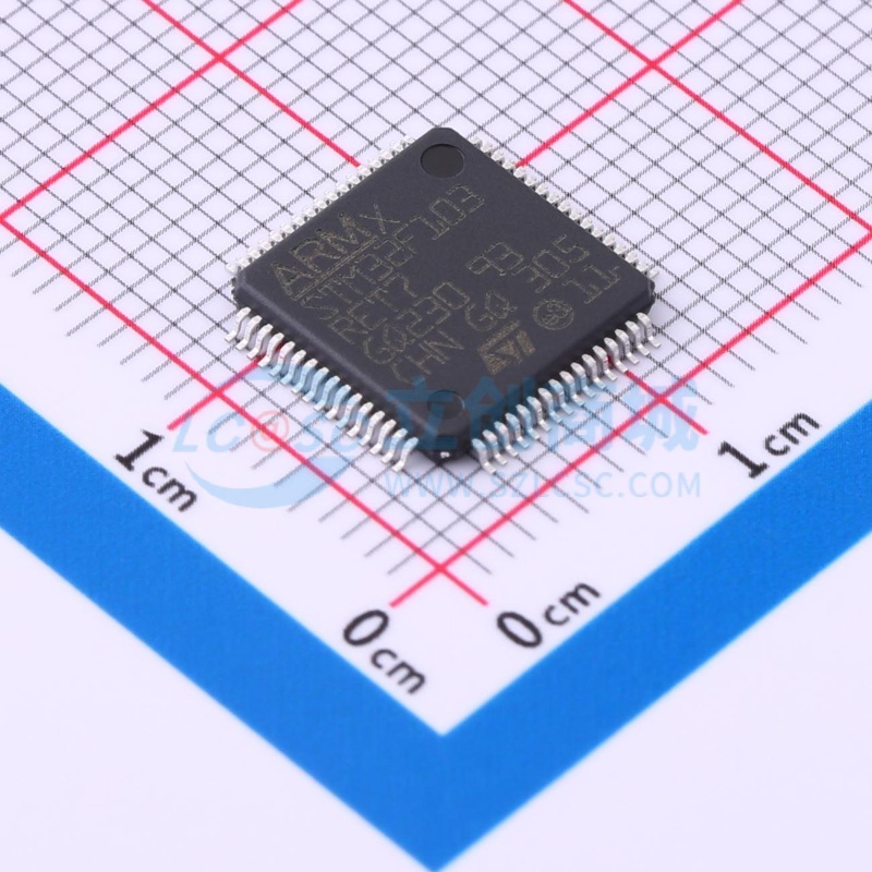 单片机(MCU/MPU/SOC) STM32F103RET7 LQFP-64 意法半导体芯片