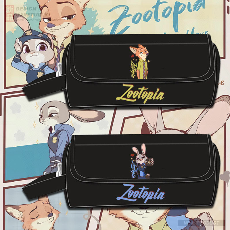疯狂动物城尼克狐朱迪兔动漫二次元周边多层铅笔袋文具盒手拿包tt,箱包皮具/热销女包/男包,男士包袋,淘宝优惠券,粉丝福利购,淘宝优惠卷