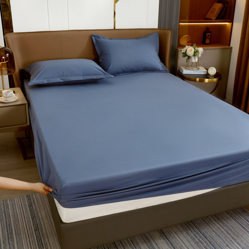 a类原棉防水隔尿床笠床笠单件夹棉床罩席梦思床垫保护套防滑全包