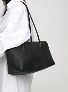 小众Terrasse头层牛皮托特包长肩带腋下包极简大容量手提包单肩包