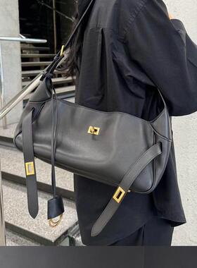 腋下包女2025新款小众设计感Belair大容量高级感黑色托特单肩包包