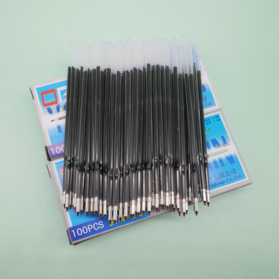 99定位圆珠笔替芯 按动圆珠笔芯 带耳朵卡点0.7mm油笔芯 红 蓝 黑