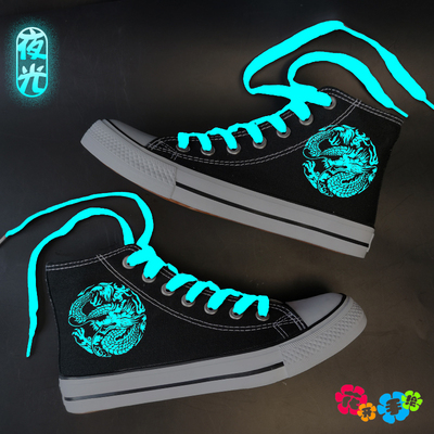 夜光鞋学生男童帆布鞋潮流