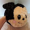 动漫毛绒抱枕玩具坐垫可爱米老鼠公仔玩偶汽车靠垫儿童学生暖手