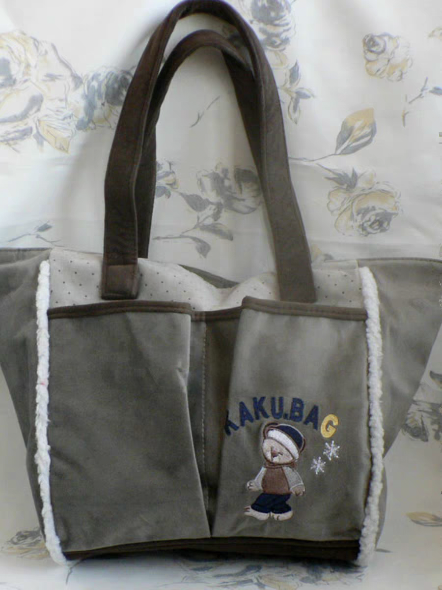 卡酷通用款女包大容量单肩手提仿鹿皮布艺青年学生妈妈外出包热销