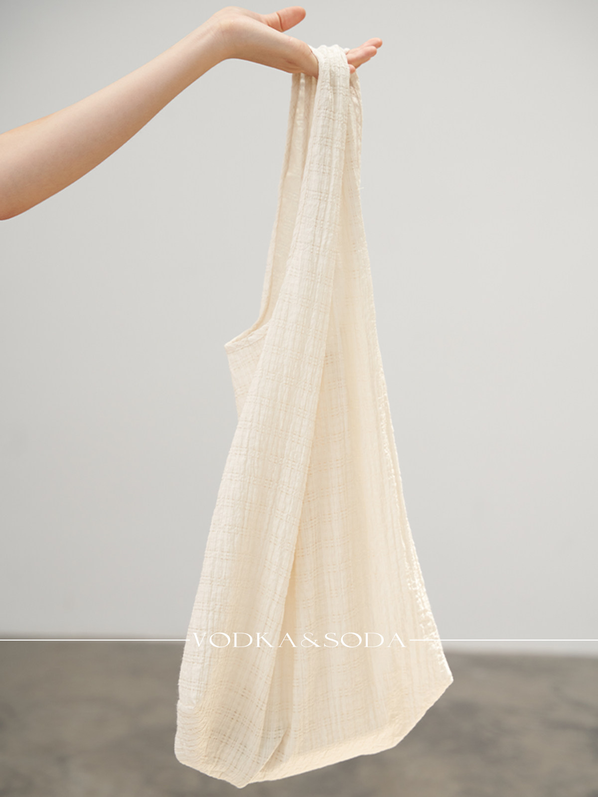 vodka&soda/小众设计包包法式复古风可折叠单肩包休闲百搭通勤布