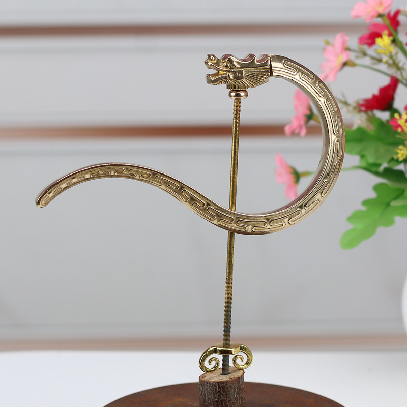 画眉八哥蜡嘴竹鸟笼挂钩钩子提手纯铜回纹倒钩折叠川笼鸟用具配件