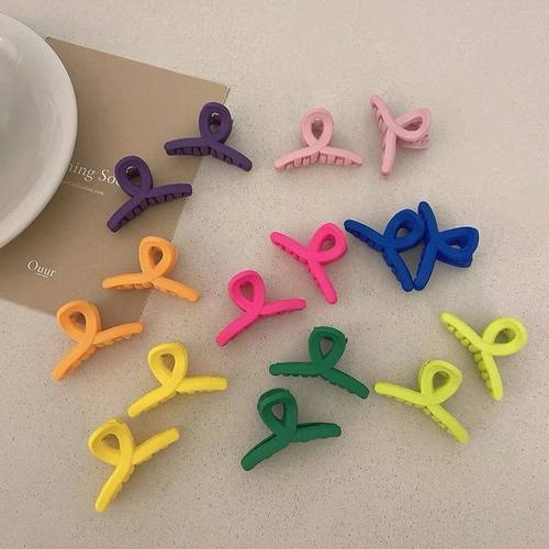 夏天彩色小抓夹小号发夹刘海夹前额碎发夹女夹子头饰小发夹边夹