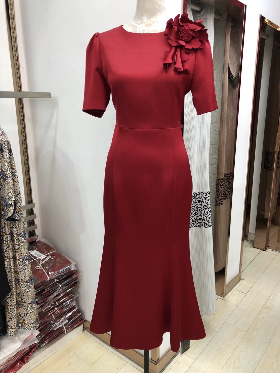 高端优雅喜妈妈婚礼旗袍裙礼服2025秋喜婆婆婚宴丈母娘结婚敬酒服