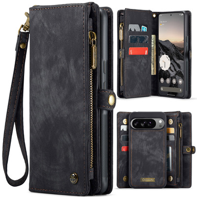 二合一Magsafe卡包手机壳皮套适用于谷歌Pixel10A翻盖XL钱包pro拉链9A压印9卡槽pro无线充磁吸手绳